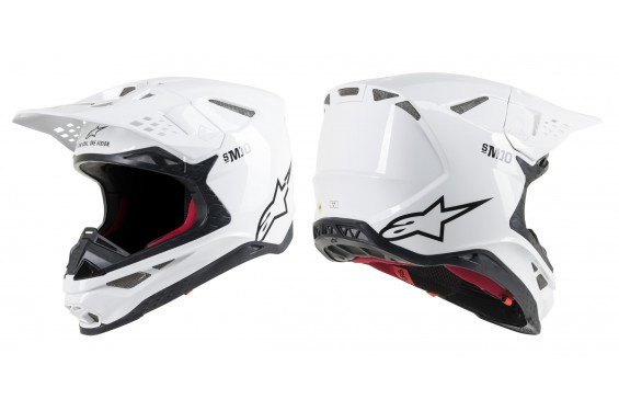 Casque Moto Cross ALPINESTARS SUPERTECH SM10 SOLID - ECE 2021 - Street Moto  Piece