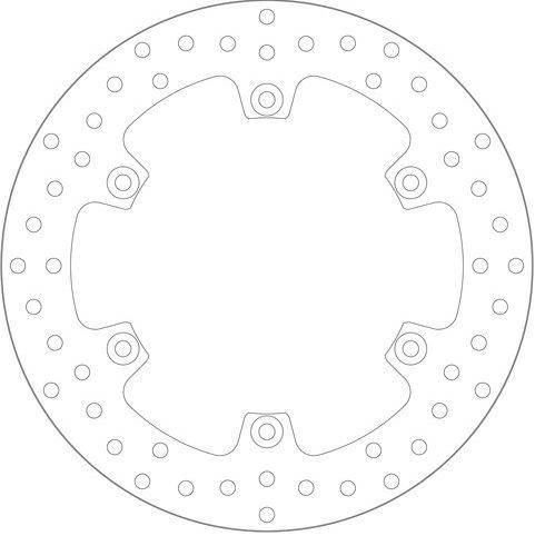 Disque de frein arrière Brembo pour 1400 California Custom - Touring (13-18) Eldorado (15-18)