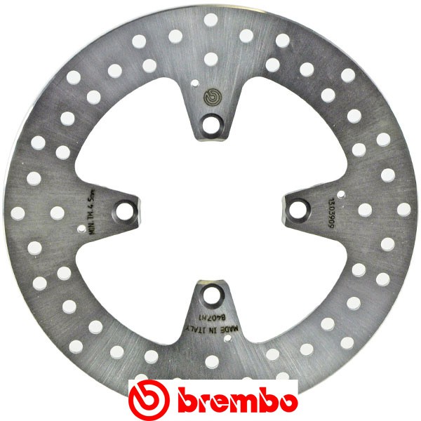 Disque de frein arrière Brembo pour 1200 Multistrada (10-12) 1200 Multistrada S GT (13-14)