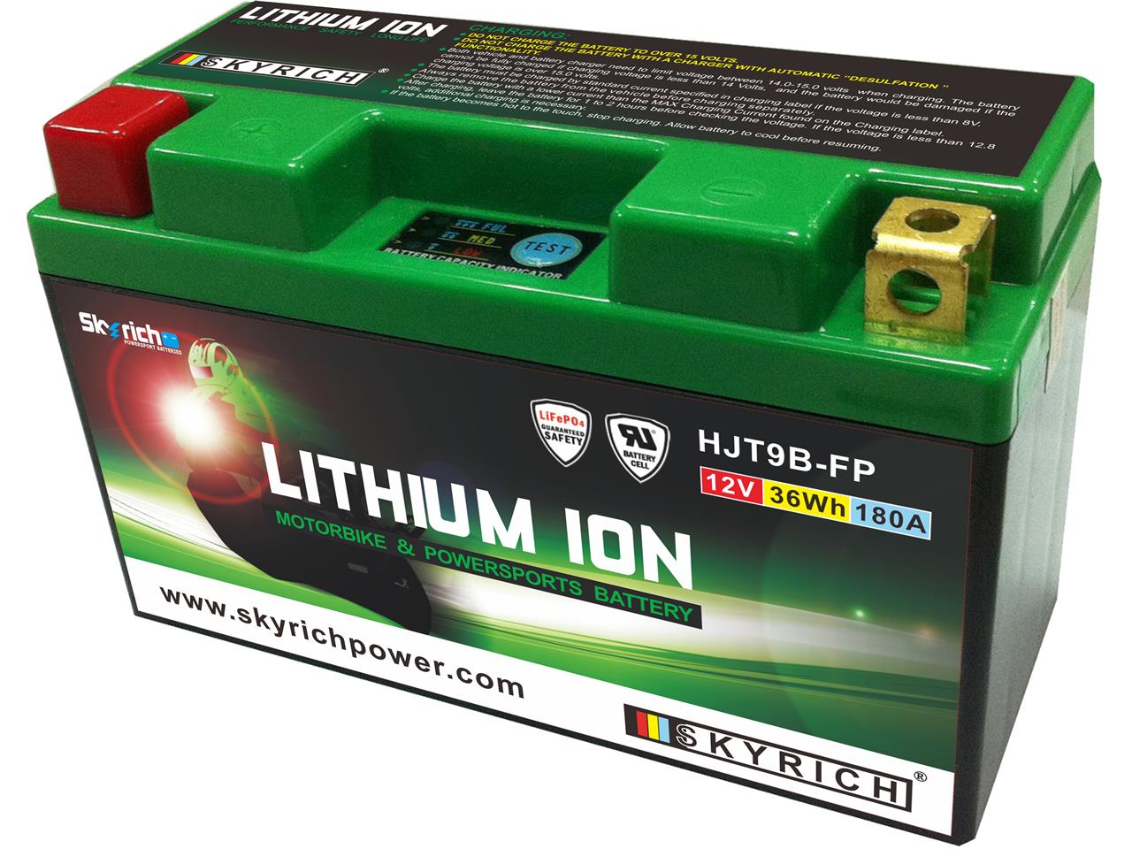 Batterie Lithium Skyrich HJT9B-FP / YT7B-4 / YT7B-BS