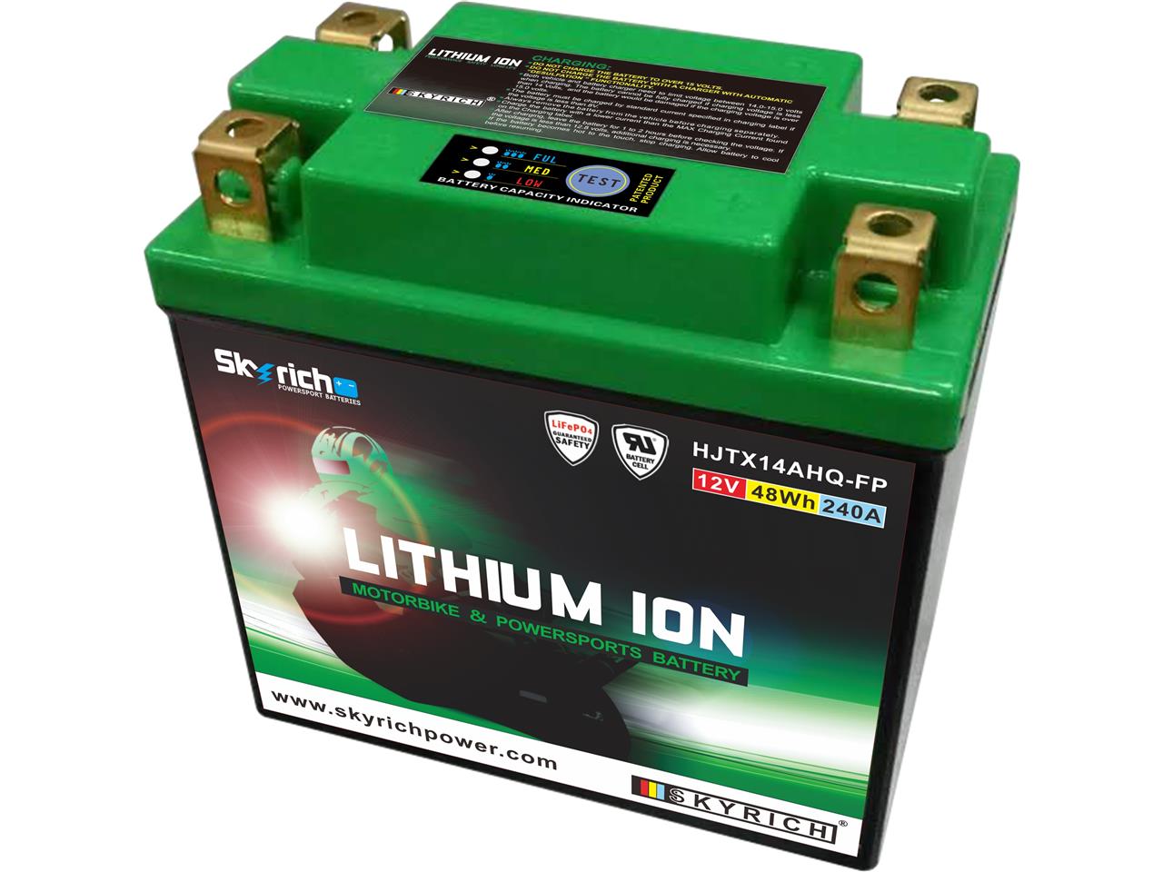 Batterie Lithium Skyrich HJTX14AHQ-FP / YB10L / YB12AL