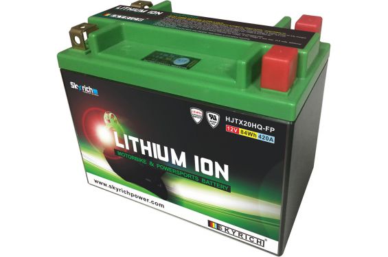 Batterie Lithium Skyrich HJTX20HQ-FP / YTX15 / YTX18 / YTX20 / YB16 / YB18 Batterie Lithium Skyrich HJTX20HQ-FP / YTX15 / YTX18 / YTX20 / YB16 / YB18