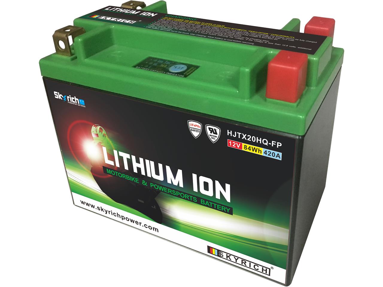 Batterie Lithium Skyrich HJTX20HQ-FP / YTX15 / YTX18 / YTX20 / YB16 / YB18