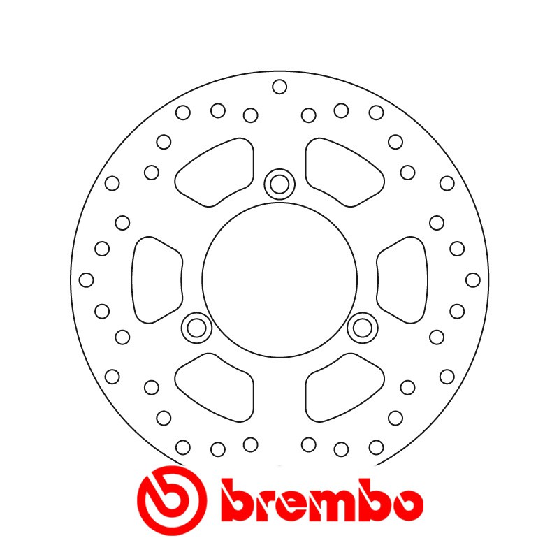 Disque de frein arrière Brembo pour 125 Burgman (06-13)