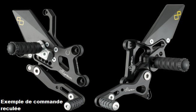 Commande Reculée LighTech (repose pied fixe) pour 848 (07-13) 1098 (07-09) 1198 (09-12)