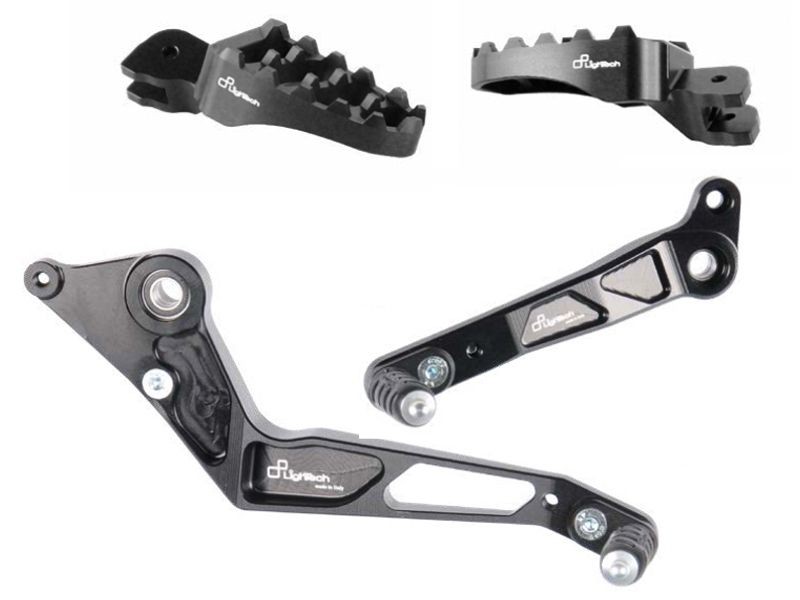 Commande Reculée LighTech (repose pied repliable) pour Hypermotard 821 (13-15) Hypermotard 939 (16-18)