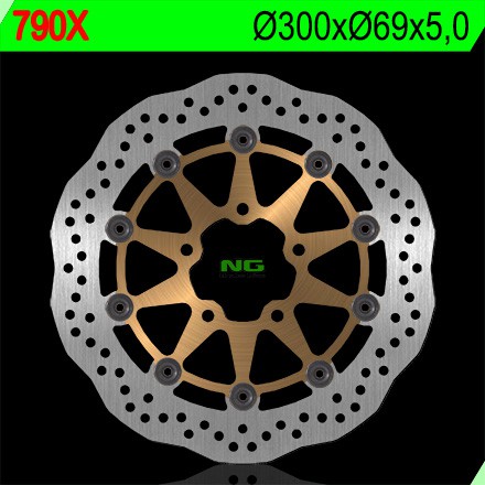 Disque de frein NG Brake avant Wave pour Suzuki GSX-R 600 (04-05) 790X