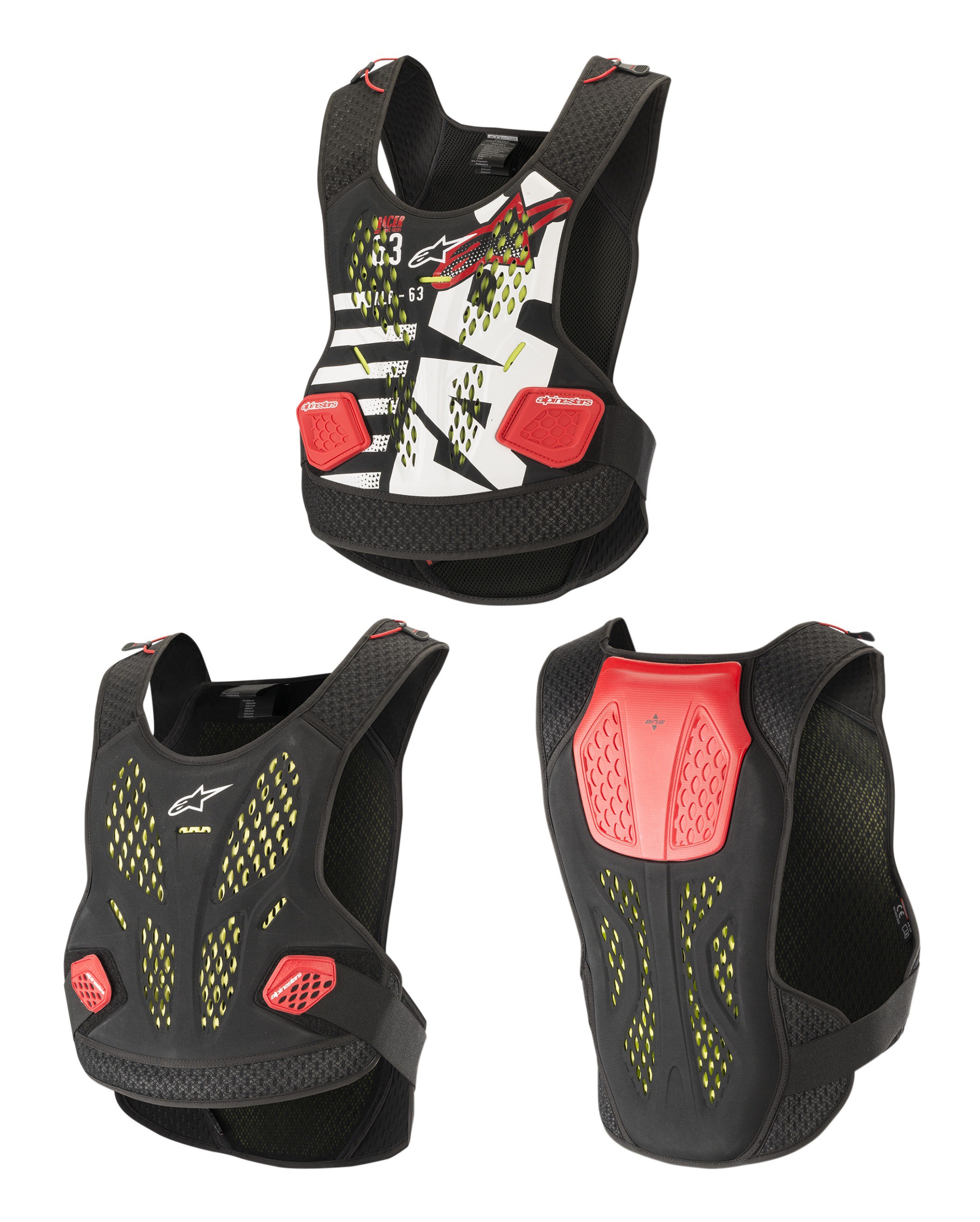 Alpinestars Sequence Chest Protector XS/SM Black/Red 6701819-143-XS/S 