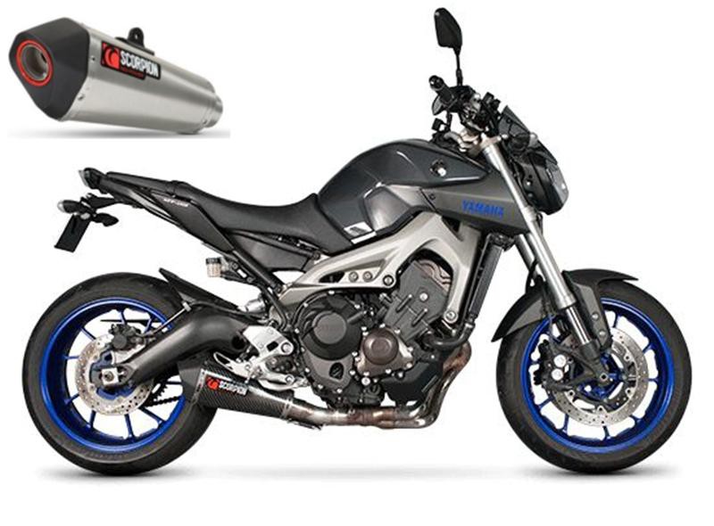 Silencieux Scorpion Serket Inox Yamaha MT09 (13-19)