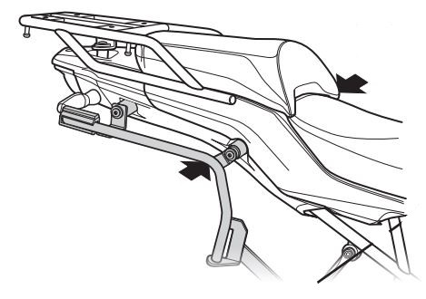Support de Valise Shad 3P System pour Benelli TRK 502 (17-22)
