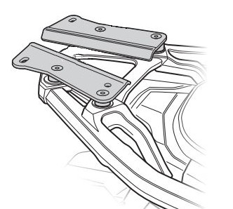 Support Top Case Shad pour Africa Twin 1100 Adventure Sport (20-23)