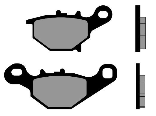 Plaquette de frein Arrière Brenta FT4208 - Syntérisé Route et Piste