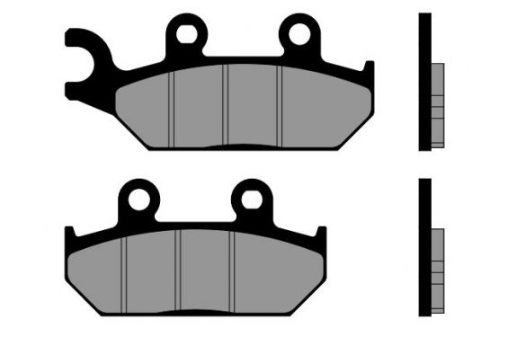 Plaquette de frein Quad Arrière Droit Brenta FT4210 Plaquette de frein Quad Arrière Droit Brenta FT4210