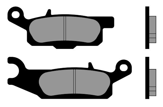 Plaquette de frein Arrière Droit Quad Brenta FT4214