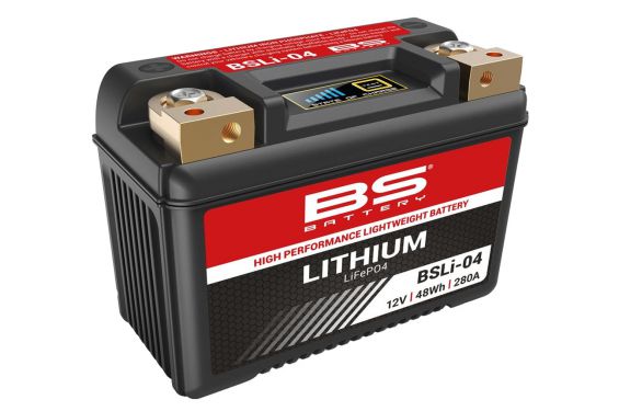 Batterie Moto BS Lithium BSLI-04 (YTZ10S / YT12B / YT14B / YTX14AH)