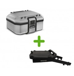Pack Shad Top Case Alu Terra + Support pour R1200 GS (13-19) R1250 GS (19-24)