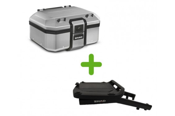 Pack Shad Top Case Alu Terra + Support pour R1200 GS (13-19) R1250 GS (19-24) Pack Shad Top Case Alu Terra + Support pour R1200 GS (13-19) R1250 GS (19-24)