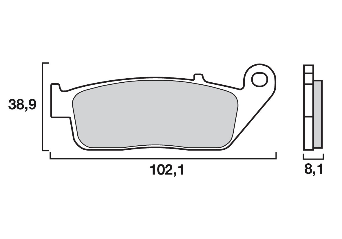 Plaquette de frein Avant CL Brakes 2256A3+ - Métal Fritté Route