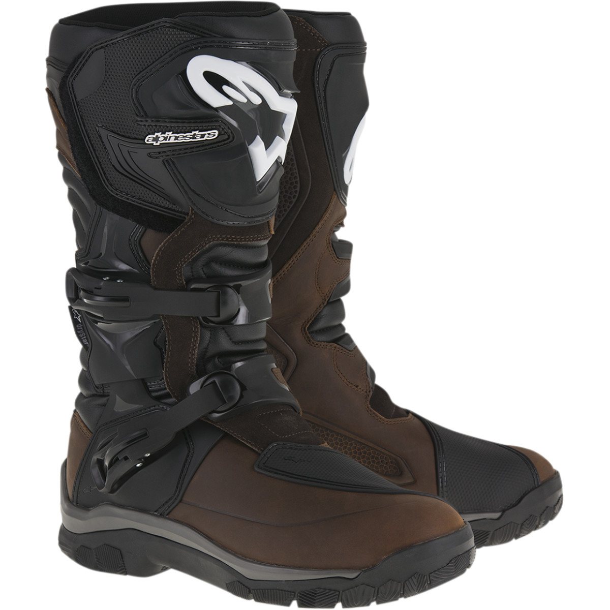 Bottes moto Alpinestars Corozal Adventure Drystal - Cuir Huilé