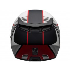 Casque Moto BELL RS-2 SWIFT Blanc - Noir - Rouge 2021