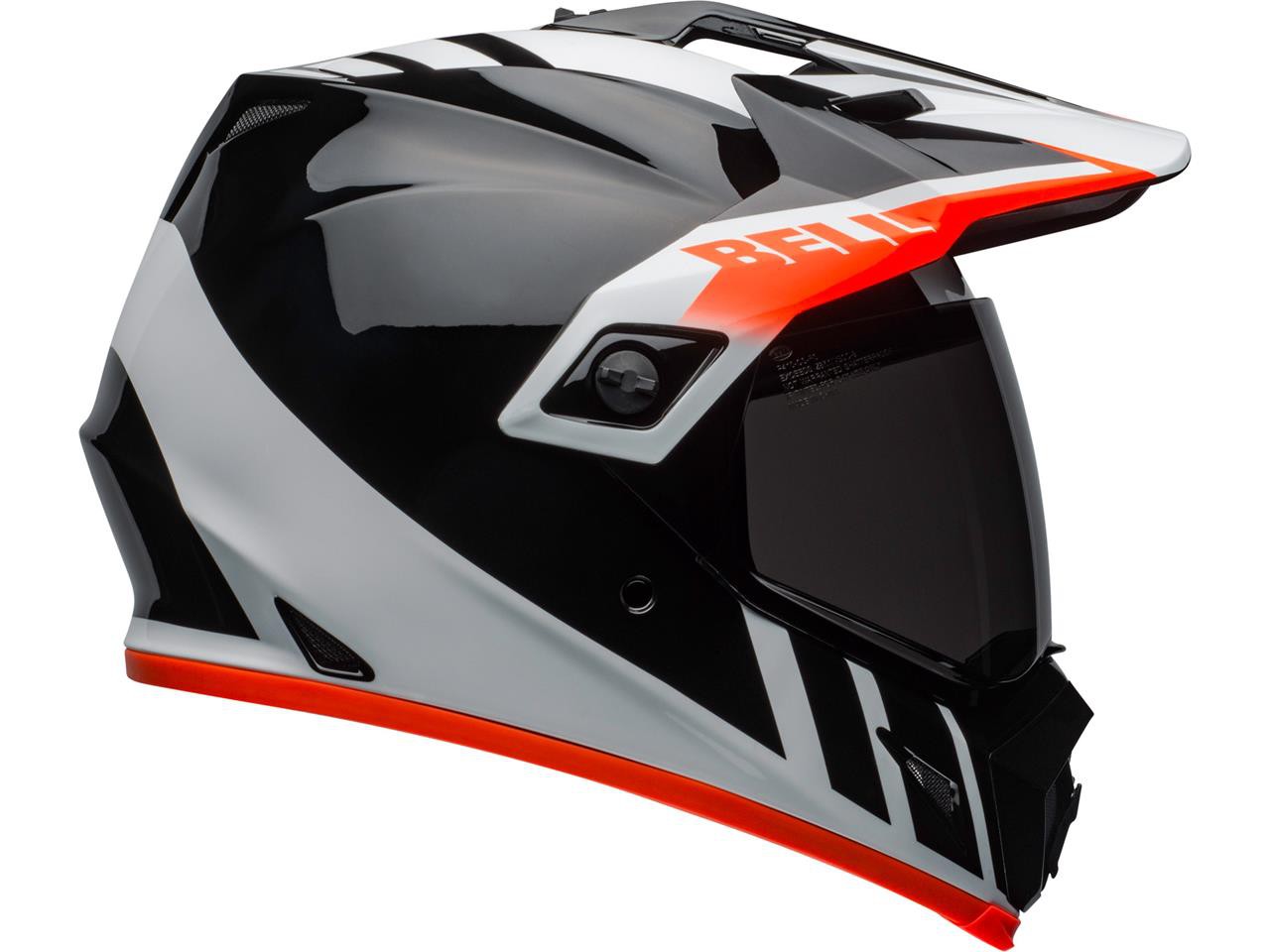 Casque Moto Cross BELL MX-9 ADVENTURE MIPS DASH Noir - Blanc - Orange 2021