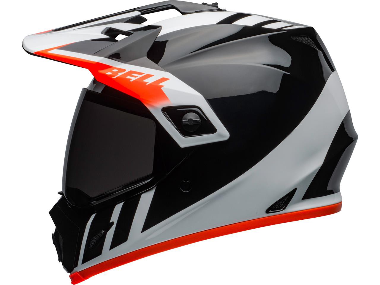 Casque Moto Cross BELL MX-9 ADVENTURE MIPS DASH Noir - Blanc - Orange 2021