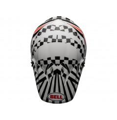 Casque Moto Cross BELL MX-9 MIPS TAGGER CHECK ME OUT Noir - Blanc 2021