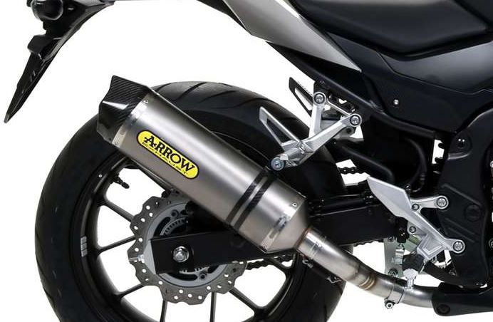 Silencieux ARROW Race-Tech embout Carbone pour CB500 F et CBR 500 R (16-18)