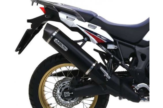 Silencieux ARROW Maxi Race-Tech Embout Carbone pour Africa Twin Adventure Sport 1000 (18-19) Silencieux ARROW Maxi Race-Tech Embout Carbone pour Africa Twin Adventure Sport 1000 (18-19)