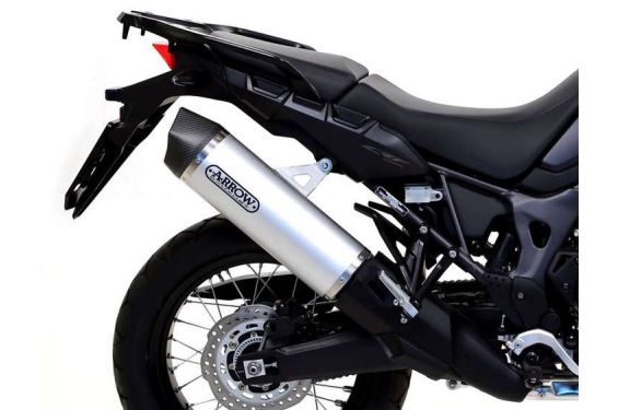 Silencieux ARROW Maxi Race-Tech Embout Carbone pour Africa Twin Adventure Sport 1000 (18-19) Silencieux ARROW Maxi Race-Tech Embout Carbone pour Africa Twin Adventure Sport 1000 (18-19)