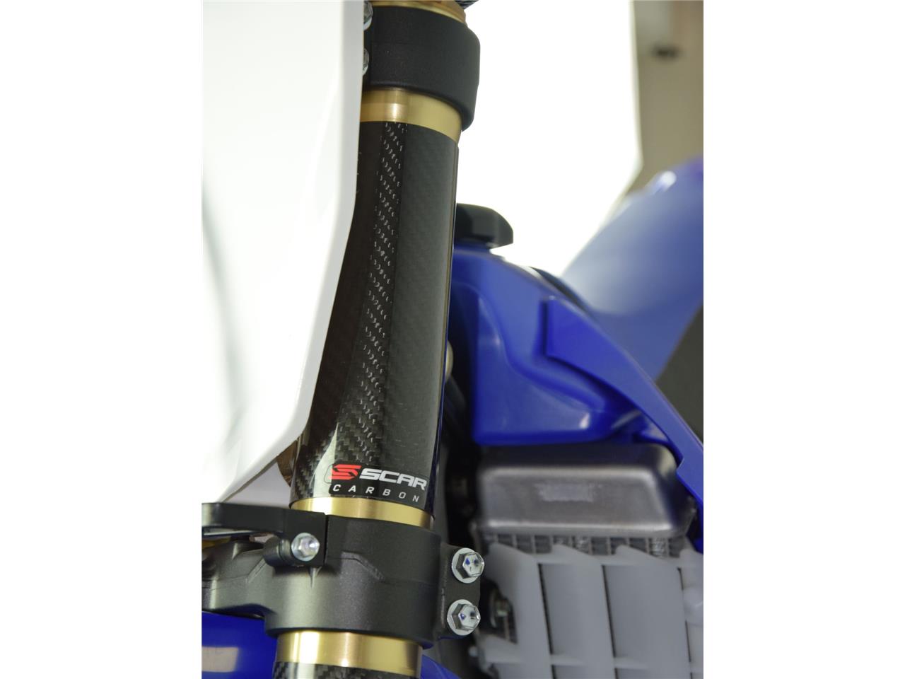 Protection de Fourche Supérieure en Carbone 160 X 52 mm pour Cross et Enduro