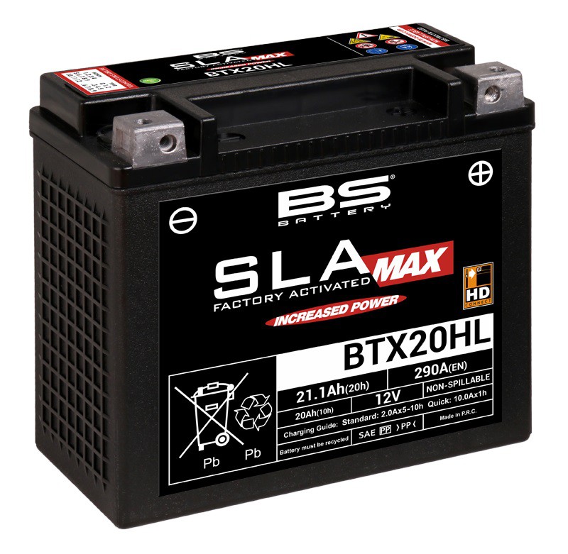 Batterie Moto BS BTX20HL-SLA  (YTX20HL-BS)