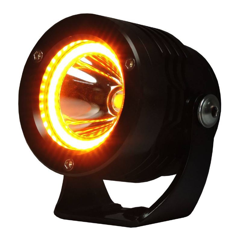 Kit Feux Additionnel avec Clignotants Intégrés TECNO GLOBE BALL PLUS 19w - 2000 Lumens pour Moto - Quad
