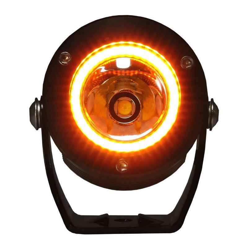Kit Feux Additionnel avec Clignotants Intégrés TECNO GLOBE BALL PLUS 19w - 2000 Lumens pour Moto - Quad