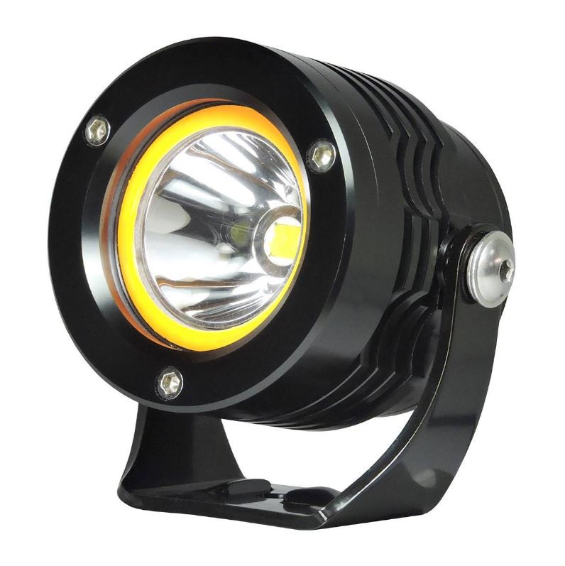 Kit Feux Additionnel avec Clignotants Intégrés TECNO GLOBE BALL PLUS 19w - 2000 Lumens pour Moto - Quad