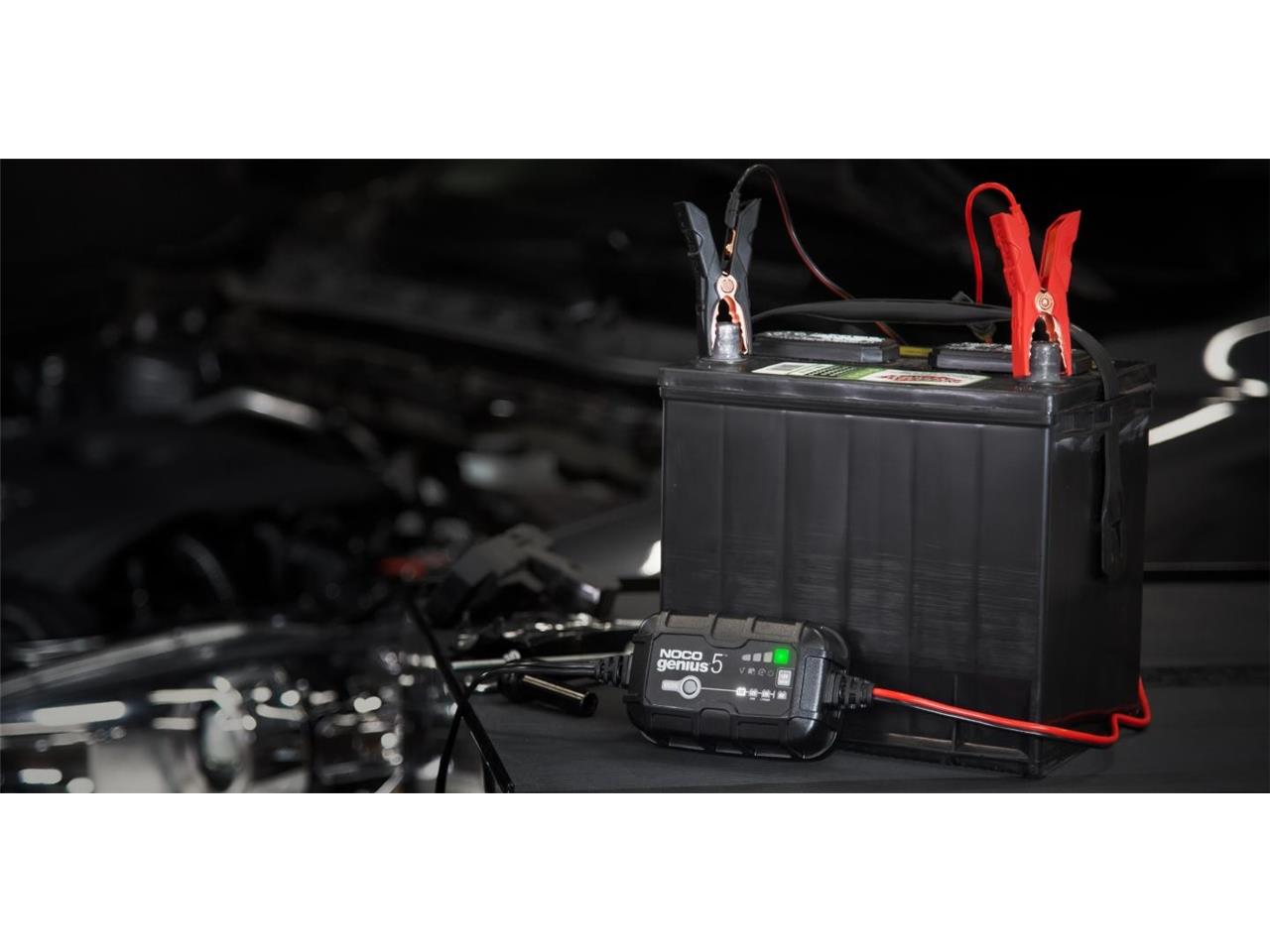 Chargeur de Batterie Moto Intelligent NOCO Genius 5 6-12V 5A