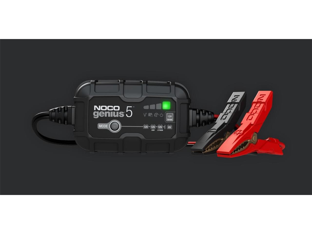 Chargeur de Batterie Moto Intelligent NOCO Genius 5 6-12V 5A