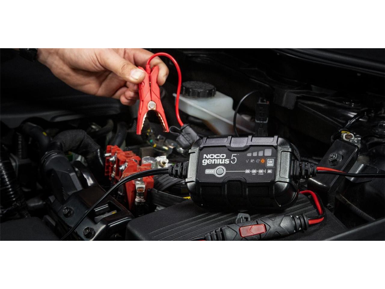 Chargeur de Batterie Moto Intelligent NOCO Genius 5 6-12V 5A