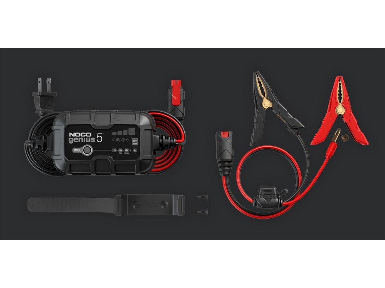 Chargeur de Batterie Moto Intelligent NOCO Genius 5 6-12V 5A