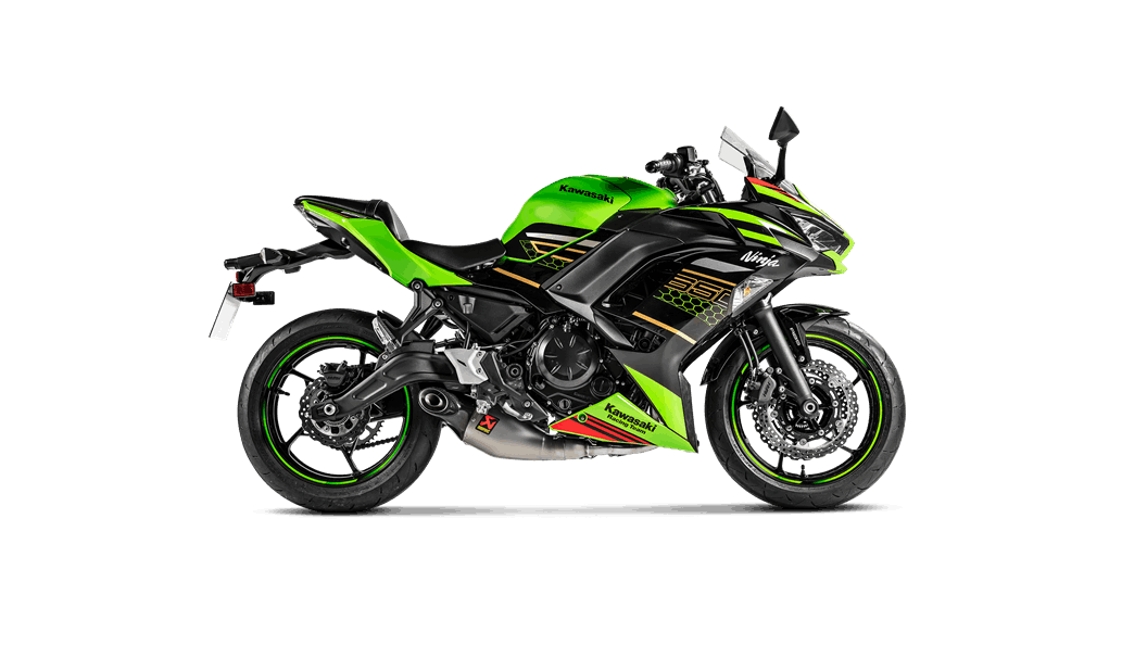 Ligne Akrapovic Titane Homologué pour Z 650 (17-20) Ninja 650 (17-20) S-K6R12-HEGEHT
