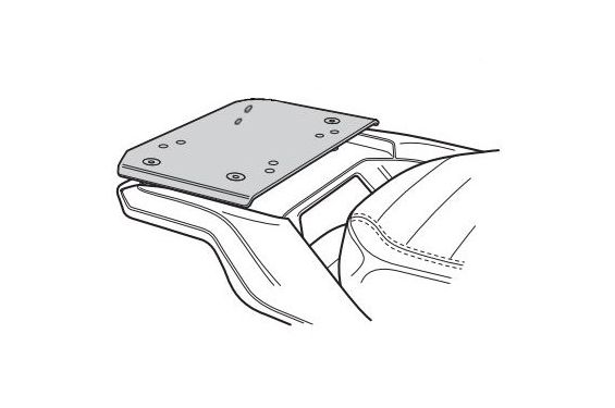 Support Top Case Shad pour Super Soco CPX Electric (20-22)