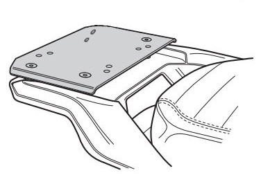 Support Top Case Shad pour Super Soco CPX Electric (20-22)