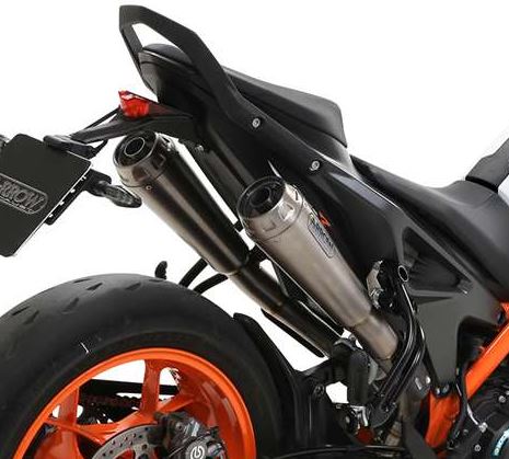 Kit Double Silencieux "Non Homologué" ARROW Pro-Race pour Duke 890 R (2020)
