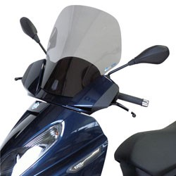 Bulle Haute Protection Scooter VParts pour Piaggio 125 X7 (08-09) 250 X7 (08-09)