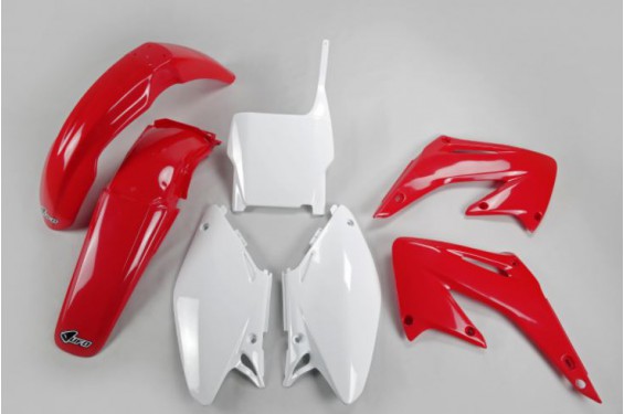 Kit Plastique UFO pour Moto Honda CR125 R (2004) CR250 R (2004) - Couleur Origine