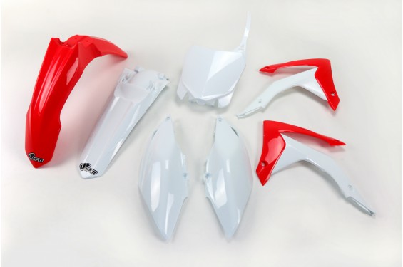 Kit Plastique UFO pour Moto Honda CRF250 R (14-17) CRF450 R (13-16) - Couleur Origine