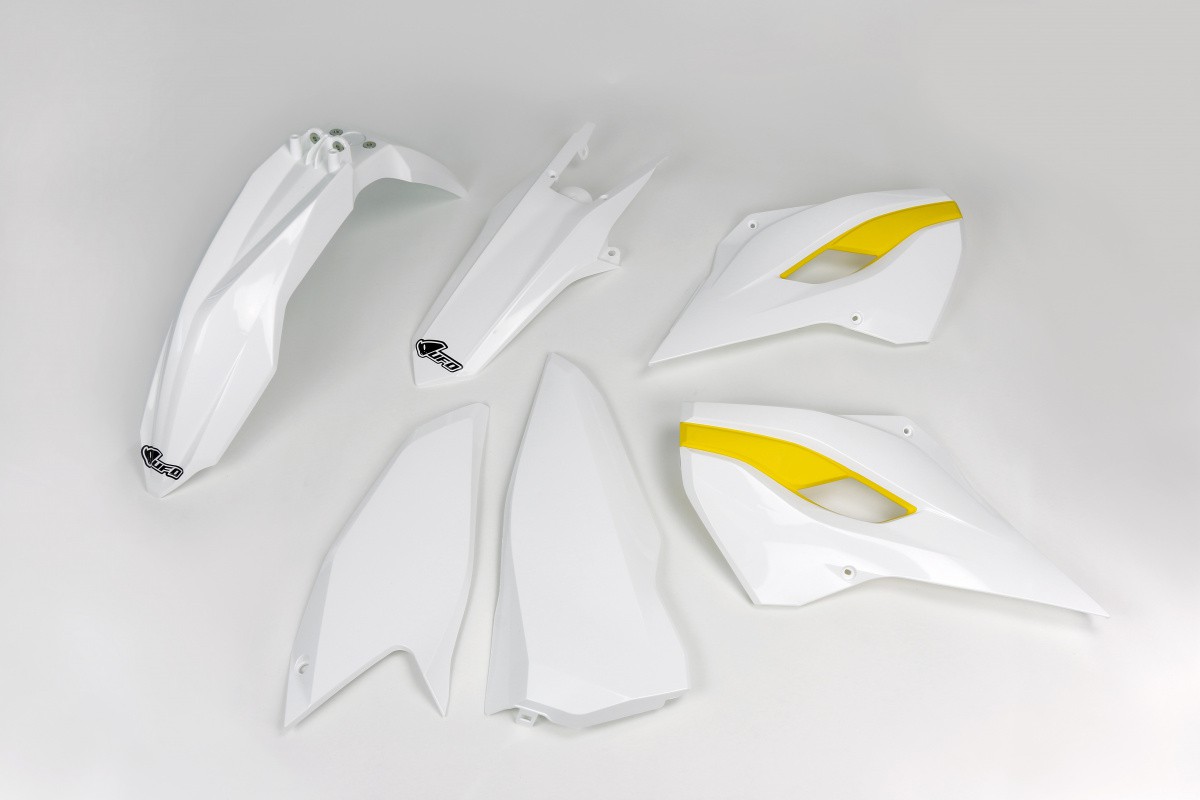 Kit Plastique UFO pour Moto Husqvarna FE250 (15-16) FE350 (15-16) FE450 (15-16) FE501 (15-16) - Couleur Origine