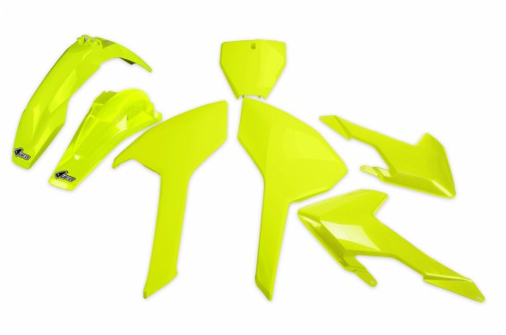Kit Plastique UFO pour Moto Husqvarna TC125 (16-18) TC250 (16-18) - HUKIT616@DFLU Kit Plastique UFO pour Moto Husqvarna TC125 (16-18) TC250 (16-18) - HUKIT616@DFLU