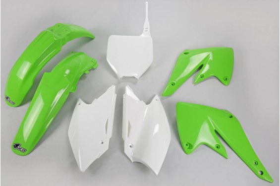 Kit Plastique UFO pour Moto Kawasaki KX250 F (2004) - Couleur Origine