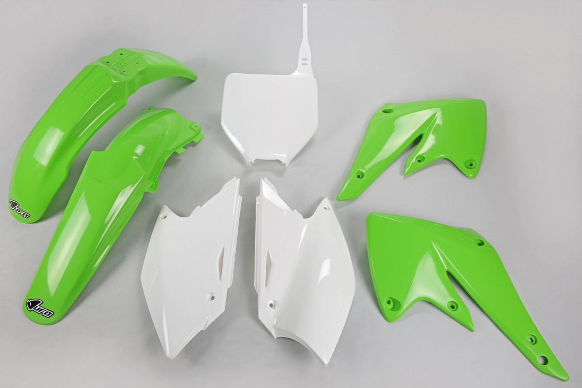 Kit Plastique UFO pour Moto Kawasaki KX250 F (2004) - Couleur Origine
